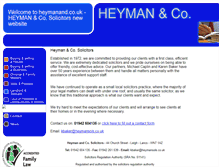 Tablet Screenshot of heymanand.co.uk
